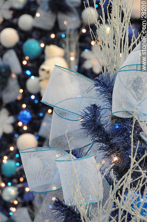 Blue Christmas in Punta Carretas Shopping mall - Department of Montevideo - URUGUAY. Photo #28200