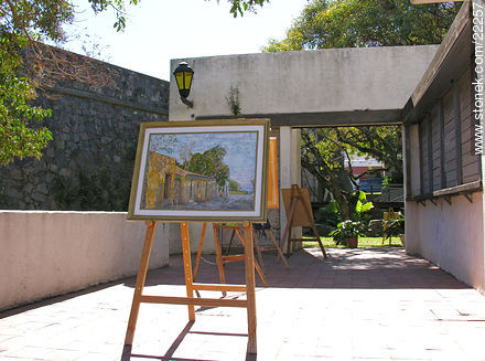 Pintura en exhibición - Departamento de Colonia - URUGUAY. Foto No. 22257