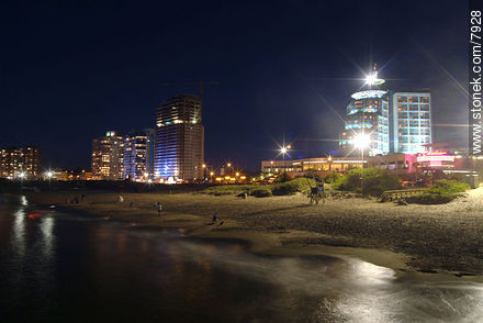 Rambla de la playa Mansa al anochecer - Punta del Este y balnearios cercanos - URUGUAY. Foto No. 7928