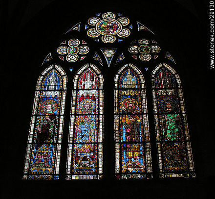 Vitrales de la Catedral de Estrasburgo - Región de Alsacia - FRANCIA. Foto No. 29130