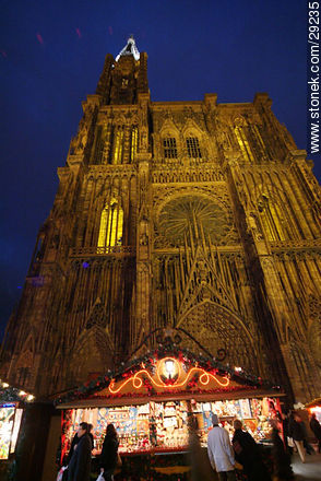 Cathedral of Strasbourg - Region of Alsace - FRANCE. Photo #29235