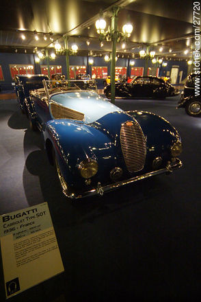 Bugatti Cabriolet Type 50T, 1933 - Region of Alsace - FRANCE. Photo #27720
