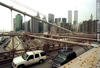 Desde el puente de Brooklyn - Estado de Nueva York - EE.UU.-CANADÁ. Foto No. 1904