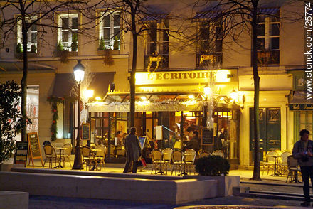 Café en la Place de la Sorbonne - París - FRANCIA. Foto No. 25774