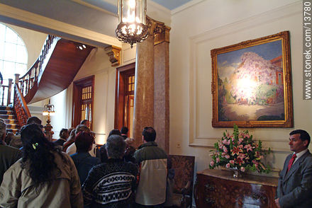 Interior de la residencia presidencial - Departamento de Montevideo - URUGUAY. Foto No. 13780