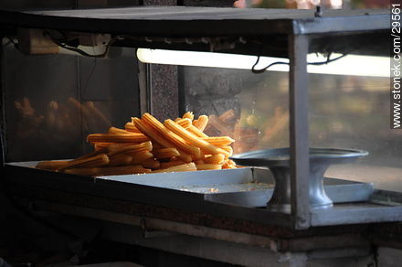 Churros (Strips of fried dough) - Department of Montevideo - URUGUAY. Foto No. 29561