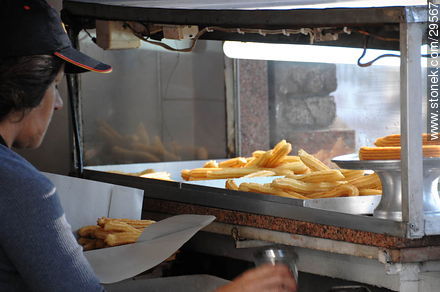 Churros (Strips of fried dough) - Department of Montevideo - URUGUAY. Photo #29567