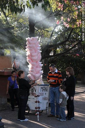Parque Rodo. Candy cotton. - Department of Montevideo - URUGUAY. Photo #29572
