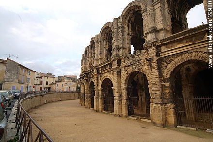 Anfiteatro romano en Arles - Región Provenza-Alpes-Costa Azul - FRANCIA. Foto No. 29980