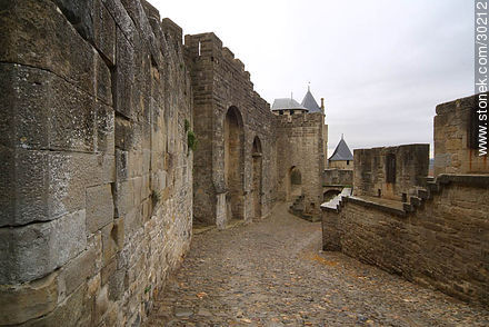 Murallas de la cité de Carcassonne - Región de Languedoc-Rousillon - FRANCIA. Foto No. 30212