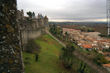 Murallas de la Cité y ciudad de Carcassonne - Región de Languedoc-Rousillon - FRANCIA. Foto No. 30203
