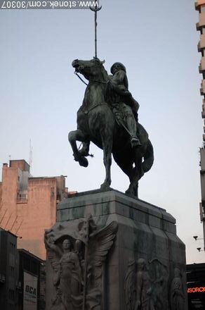 Gaucho's monument - Department of Montevideo - URUGUAY. Photo #30307