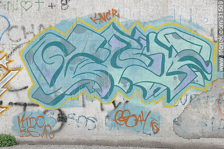 Graffiti in Montevideo - Department of Montevideo - URUGUAY. Photo #31509