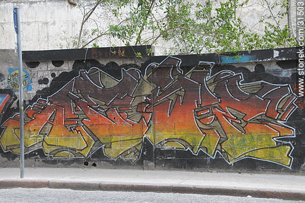 Graffiti in Montevideo - Department of Montevideo - URUGUAY. Photo #31503
