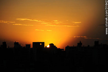 Sunset in Montevideo - Department of Montevideo - URUGUAY. Photo #31642