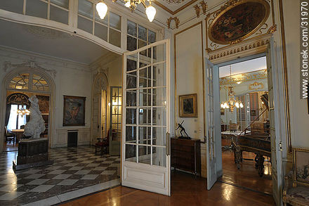 Salones del Palacio Taranco. Museo de Artes Decorativas. - Departamento de Montevideo - URUGUAY. Foto No. 31970