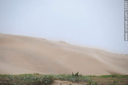 Sand storm in Playa Brava - Punta del Este and its near resorts - URUGUAY. Photo #32061