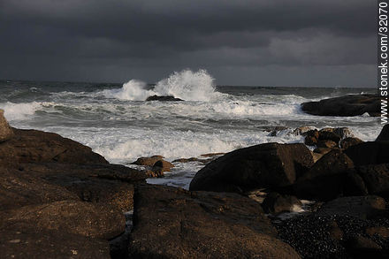 A stormy day in José Ignacio - Punta del Este and its near resorts - URUGUAY. Photo #32070
