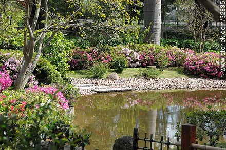 Jardín Japonés en Primavera - Departamento de Montevideo - URUGUAY. Foto No. 32835