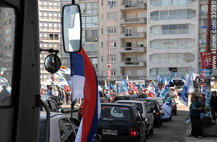 Fervor electoral previo a las elecciones 2009 - Departamento de Montevideo - URUGUAY. Foto No. 33090