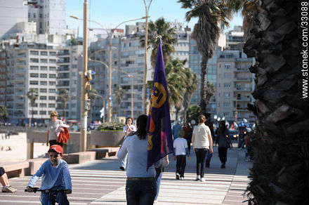 Bandera del Partido Independiente. - Departamento de Montevideo - URUGUAY. Foto No. 33088
