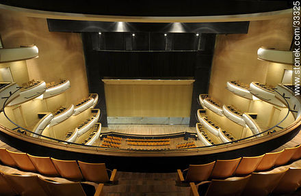 Concert hall in Sodre from the top seat line - Department of Montevideo - URUGUAY. Photo #33325