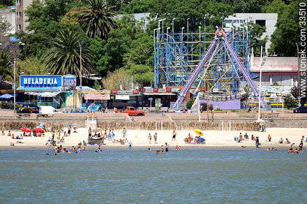 Playa Ramírez y Parque Rodó - Departamento de Montevideo - URUGUAY. Foto No. 33510