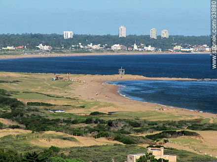 Punta del Este from Punta Ballena - Punta del Este and its near resorts - URUGUAY. Foto No. 33880