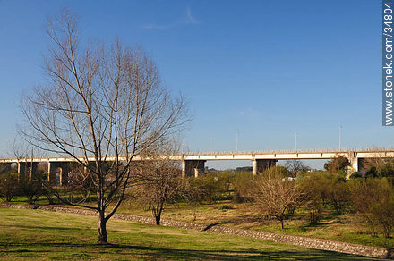 Puente en ruta 2 sobre el Río Negro. - Departamento de Soriano - URUGUAY. Foto No. 34804