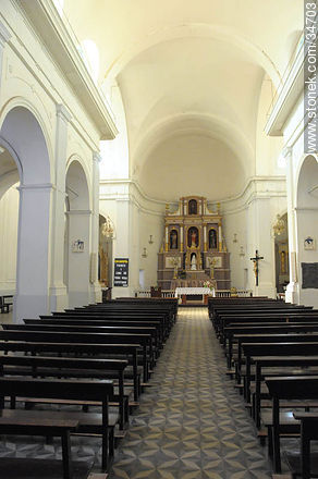 Interior de la catedral de Dolores - Departamento de Soriano - URUGUAY. Foto No. 34703