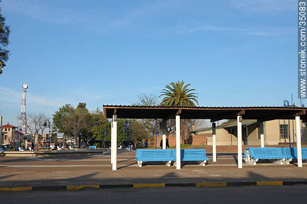 Sardo square. - Rio Negro - URUGUAY. Foto No. 35083