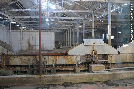 Antiguas instalaciones del frigorífico Anglo (antiguamente saladero Liebig's) - Departamento de Río Negro - URUGUAY. Foto No. 35222