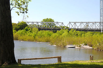 Prado de la Piedra Alta. Bridge over Santa Lucía Chico river. - Department of Florida - URUGUAY. Foto No. 35594