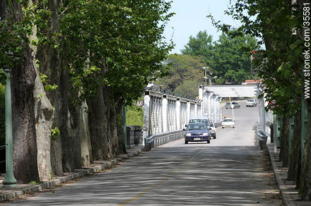 Puente sobre el río Santa Lucía Chico - Departamento de Florida - URUGUAY. Foto No. 35581