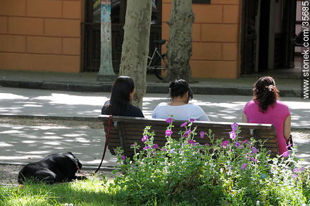 Plaza Independencia.  - Departamento de Durazno - URUGUAY. Foto No. 35685