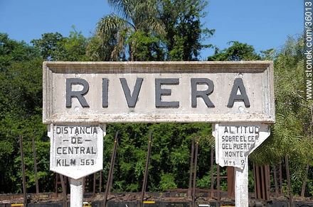 Estación de tren de Rivera - Departamento de Rivera - URUGUAY. Foto No. 36013