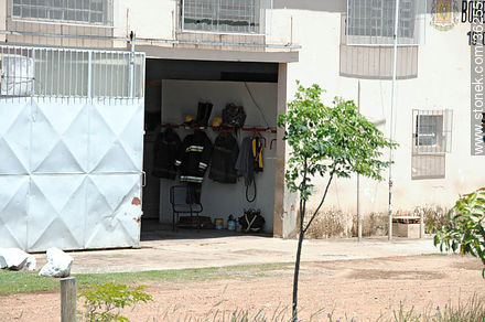 Barra do Quaraí, Brasil. Cuartel de Bomberos. - Departamento de Artigas - URUGUAY. Foto No. 36255