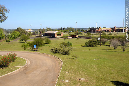 Salto Grande hydroelectric power station land. - Department of Salto - URUGUAY. Photo #36555