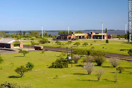 Salto Grande hydroelectric power station land. - Department of Salto - URUGUAY. Photo #36553