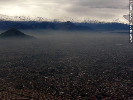 Santiago de Chile, aerial view. - Chile - Others in SOUTH AMERICA. Photo #38321