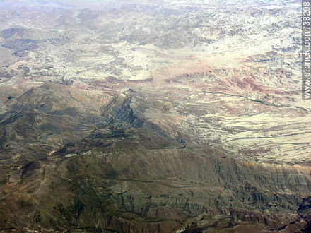 Aerial view of The Andes - Chile - Others in SOUTH AMERICA. Photo #38298
