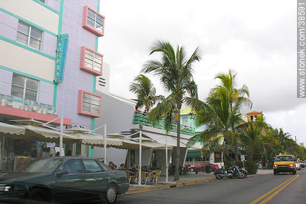 Ocean Drive at South Beach - State of Florida - USA-CANADA. Photo #38591