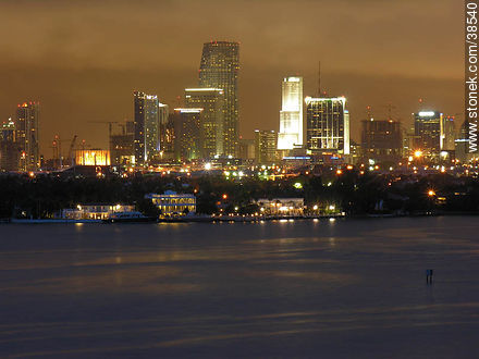 Biscayne Bay at dusk - State of Florida - USA-CANADA. Photo #38540