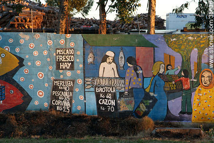 Mural - Department of Montevideo - URUGUAY. Photo #38636