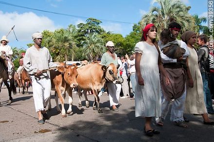 Familias y su ganado - Departamento de Tacuarembó - URUGUAY. Foto No. 39356
