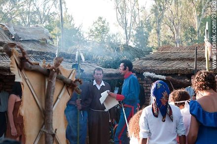 Artigas en el reparto de tierras - Departamento de Tacuarembó - URUGUAY. Foto No. 39826