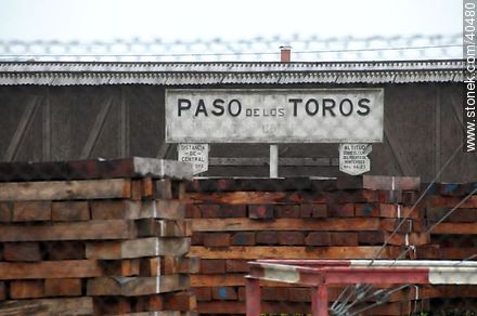Durmientes de ferrocarril - Departamento de Tacuarembó - URUGUAY. Foto No. 40480