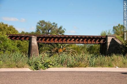 Iron railway bridge - Tacuarembo - URUGUAY. Photo #40541