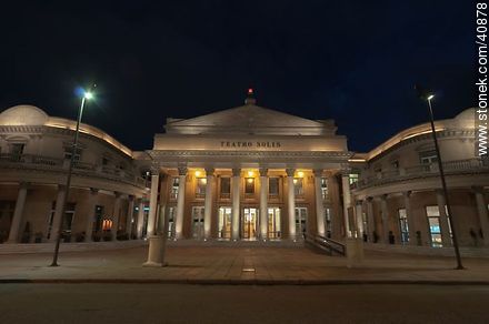 Teatro Solís - Departamento de Montevideo - URUGUAY. Foto No. 40878