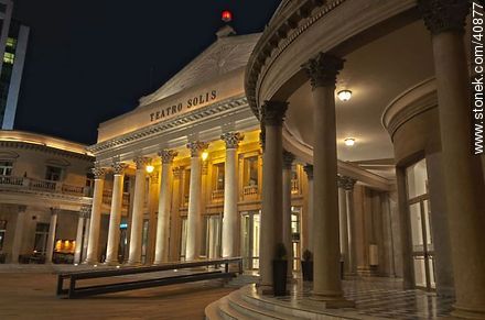 Teatro Solís - Departamento de Montevideo - URUGUAY. Foto No. 40877
